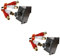 Hoement 2St Audio-Remote-Pegelsteuerung RC-Kabel Car-Audio-Verstärker Gian Bassknopf Auto Audio Lautstärkeregler Auto Stereo Lautstärkeregler Lautsprecher ferngesteuerte Niveauregulierung