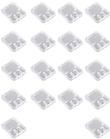 SD Card Holder, 18-Piece SD Card Storage Case, Durable and Compact Memory Card Storage Box for SD, MicroSD, SDHC Cards, Portable Organizer for Safe Storage and Easy Access