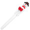 JEWEDECO Penna A Sfera Pupazzo Di Neve Design Boxe Scrittura Fluida Materiale Plastica Silicone Ufficio Scuola