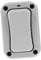 NUOBESTY Outdoor Doorbell Button with Rating Light Switch for Wall Installation Dark Grey for Exterior Use Reliable Wet Conditions