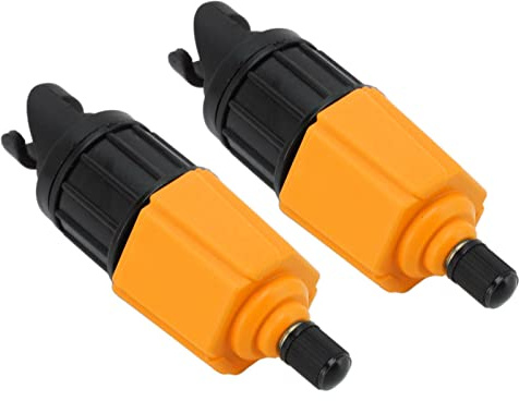 EIMSOAH 2 Sets Paddle Air Valve Adapter High Strength Portable Inflation Nozzle for Boat, Easy to Use with Various Inflatable Devices, Suitable for Surfboard, Canoe for Water Sports Fans, Hard