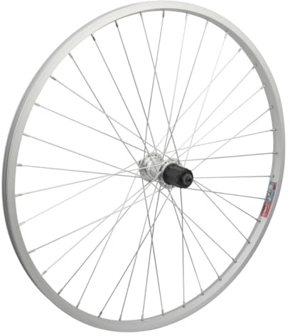 WheelMaster Rear Bicycle Wheel 26 x 1.5 36H, Alloy, Quick Release, Silver, Shimano 8 Speed Hub