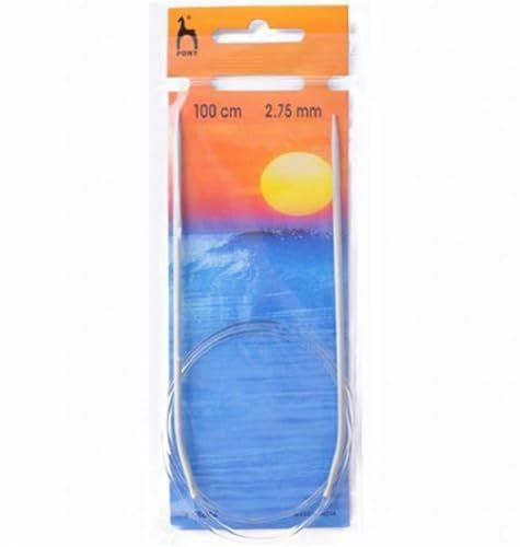 Pony Circular Knitting Needles, 100cm Long, 4 mm