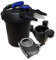 Wiltec Komplettset: CPF-250 Teichdruckfilter bis 10000 L Teich mit 11W Teichklärer, NEO8000 SuperEco Teichpumpe 8000l/h 70W, SK-40 Skimmer mit Pumpe 3000l/h 60W