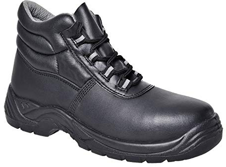 Portwest Portwest Compositelite Safety Boot S1, Size: 39, Colour: Black, FC21BKR39