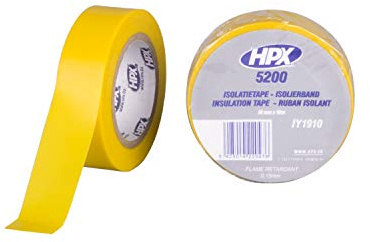 HPX IG1910 5200 Isolierband, Gelb, IY1910