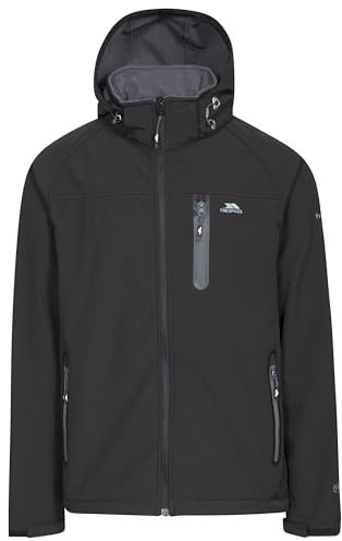 Trespass Accelerator Vestes Coupe-Pluie Homme, Noir, FR : XS (Taille Fabricant : XS)