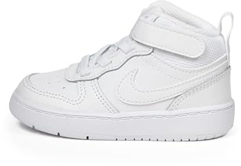 Nike Unisex Baby Court Borough Mid 2 (TDV) Sneaker, Weiß, 26 EU