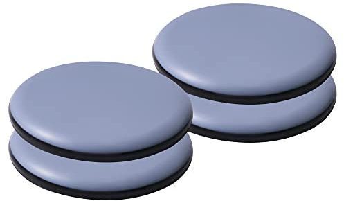 Teflongleiter Selbstklebend Profi Möbelgleiter/Teppichgleiter PTFE Rund&Quadratisch (4, kreisförmig,65mm)