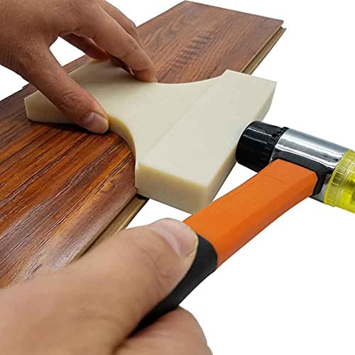 GeKLok Woodworking Tapping Block Wood Laminate Plank - Wooden Floor Installation Knock Block, Laminated Flooring Tapping Blocks Wood Flooring Installation Knocking Woodworking Tapping Blocks (Nylon)
