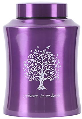 Adult Purple Cremation Urn for Human Ashes - Medium Size for Dad or Mom