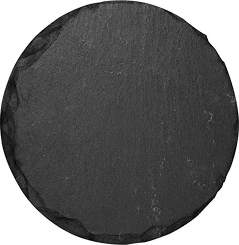 mtb more energy Schiefertafel Schiefer Schild Platte Kreis [1 Stück] - Ø 25cm - rund - DIY - zum selbst Beschriften oder Gravieren für Geschenke, Basteln, Haushalt, Garten