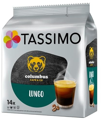 LUNGO X14 -90G, TASSIMO COLOMBUS, LOT DE 3