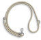 RHINOSHIELD Geflochtenes Lanyard zum Umhängen | Verstellbare Länge, Schnallen zum Aufhängen von Zubehör wie z.B. Airpods, langlebiges Band, trendige Farben, aus recycelten Materialien- Champagner Gold