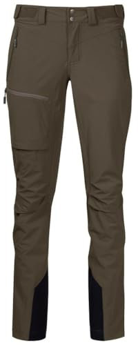 Bergans Damen Breheimen Softshell Hose, dark green mud, S