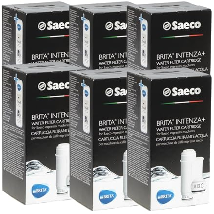 VORTEILSPACK Intenza+ Wasserfilter 6702 passend für Saeco Kaffeevollautomaten, 6 Stück