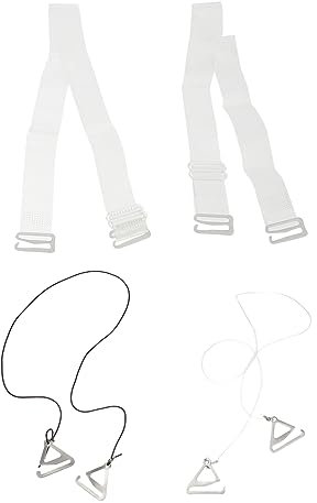 SHERCHPRY 4 Paar Unterwäscheträger schwarzes Geschirr für Frauen unsichtbare BHS für Frauen Schultergurt Riemenersatz für BH Ersatzband für Damenunterwäsche Keine Spur