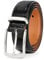 JasGood Herren Ledergürtel Klassisch Leder Gürtel für Herren Jean Business Anzug Gürtel Herren Leder mit Dornschließe 33mm Breit,Schwarz,140cm