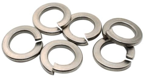 Rondelle Autobloquante Grower M8 : 20 Pcs Visserie Inox | Rondelle de Blocage pour Vis Boulon Ecrou | Rondelles Ressort Fendue Acier A4 Anti-Rouille Extérieur | Rondelles Acier Marin PROTORX