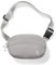 tomtoc Damen Bauchtasche Gürteltasche mit RFID Schutz, 1,5 Liter Klein Sling Bag Brusttasche Hüfttasche Handytasche Umhängetasche Crossbody Bag für Reise, Alltag, Festival, Sport, Wandern, Grau