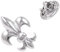 ＣＨＡＭＥＥＮ Herren Lilien-Brosche Glänzende Hut Pin Paar Medaillenadel-Main-Klebe-Metall-Brosche Tierschal Schnaps Kein Ausbleichen Aber Empfindlich