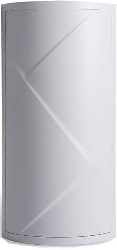 Suixtil Badezimmer schwenkbar an der Wand montiert, Badezimmer Eckschrank Ecke Raum Dreieck Ecke Regal Badezimmer Regal(Grau,60X21CM)