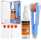 [8 in 1] Reinigungs-und Reparaturset für Brillen, Brillenreiniger mit Antibeschlag-Brillenreinigungsspray, Brillen Reparaturset mit Silikon Nasenpads/Schrauben/Schraubendreher/Brillenhalter, blau