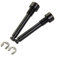 Bicycle Disc Brake Screws for SRAM Threaded Pin Inserts Made from Alloy (Black)