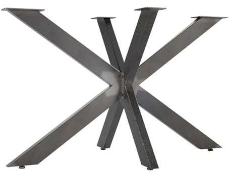 SOTECH Tischgestell Spider/Schwerlast Tisch-Beine aus Stahl in Vintage Look/Tisch-Füße, Höhe: 710 x Breite: 680 x Länge: 1200 mm/Einfache Montage/Tisch-Kufen für DIY-Projekte Esstische