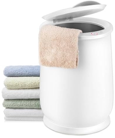 Multigot 21L Towel Warmer Bucket, Large Electric Heated Washcloth Warmer with Flip-top Lid, Fragrance Disc Holder and Auto Shut Off, Luxury Towel Heater Gifts for Bathrobes Blankets