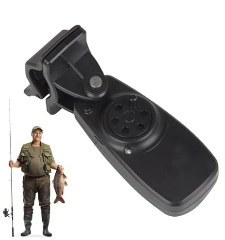 Fishing Bite Alarm, Smart Electronic Bite Alert Bell Indicator, Rod Mount Fishing Accessories, Cool Gadgets with Sound & LED Light, Ideal for Day & Night Use, 1.38x3.86x0.79 inches
