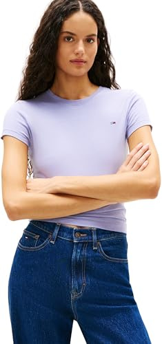 Tommy Jeans Damen 2er Pack T-Shirts Kurzarm mit Rundhalsausschnitt