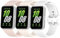 Garmcool Cinturino Compatibile per Samsung Galaxy Fit 3 Cinturini Rosa Bianco Ivory Regolabile Sportivo Ricambio Braccialetto Smartwatch per Galaxy Fit 3 SM-R390 (nessun Tracker)