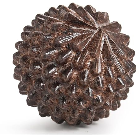 Handball aus Kiefernholz, poliert, Durian-Bälle, Fingergesundheitsball, Übung, lindert Stress, Charm, Basteln, Requisite, Dekoration