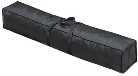 harayaa Large Travel Duffle Bag, Large Camping Storage Organizer, Luggage Equipment Storage Bag, Heavy Duty Waterproof Long Luggage Bag for Fishing Tripod Black, 120cmx25cmx25cm