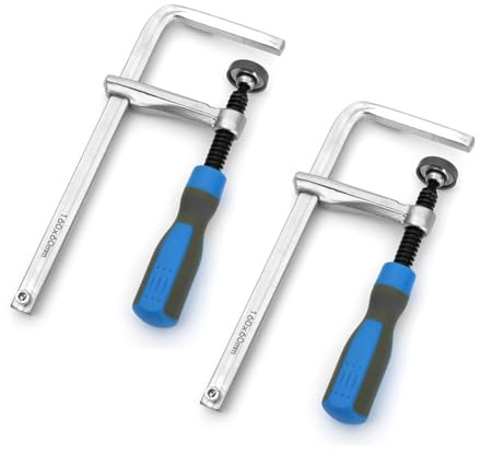 Lot de 2 pinces à queue d'aronde 160 × 60 mm pour rail de travail du bois, fixation de rainures de bureau