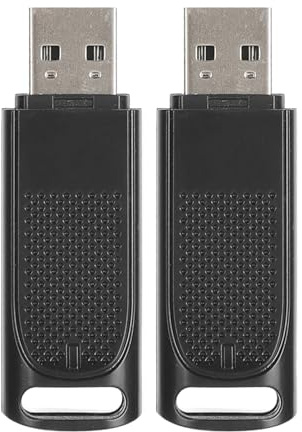 Qqmora VR Wireless USB Dongle Receiver Firmware für Valve Index Vive Controller Tracker, Plug and Play für SteamVR App, 2 Stück mit Verlängerungskabel für den Außenbereich (Transparentes Schwarz)