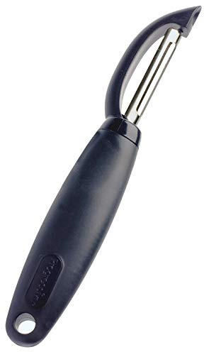 PrepWorks Swivel Peeler, Black - Ergonomic and Easy-to-Use Peeler for Fruits and Vegetables