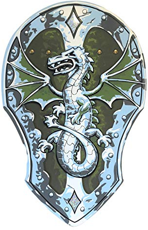 Liontouch Drachenschild | Rollenspiel-Schaumstoffspielzeug für kindliche Fantasieabenteuer | Sicheres & Haltbares Zubehör für Verkleidungen und Kostüme für Jungen