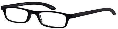I NEED YOU Lesebrille Zipper / +2.50 Dioptrien / Schwarz