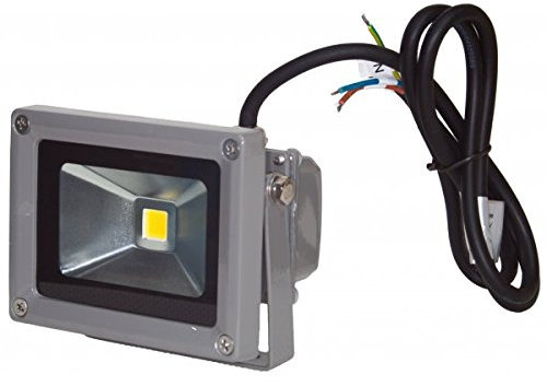 Projecteur LED 10W blanc chaud IP65 extérieur