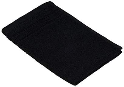 Gözze - Asciugamano per gli Ospiti, Set da 4 Pezzi, Berlino, 100% Cotone, 30 x 50 cm - Nero