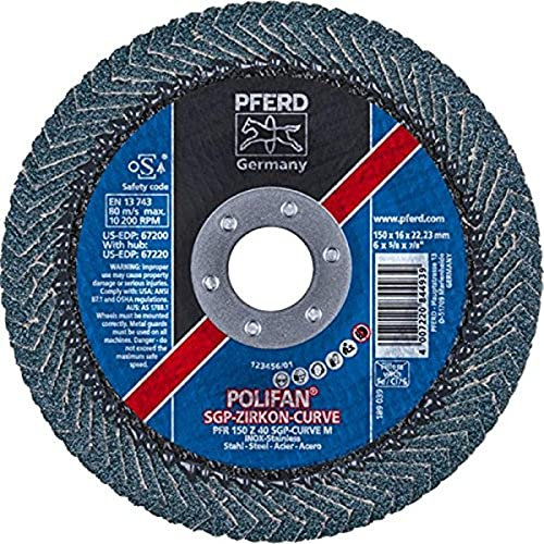 Pferd 67689072 Fächerscheibe Polifan Z 40 Sgp-Curve M 150 mm