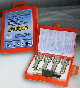 Farad Bulloni Antifurto per Auto compatibili con Audi A1 / A2 / A3 / A4 / A5 / A6 / A7 / A8 Ruote in Acciaio (Stil Bull)