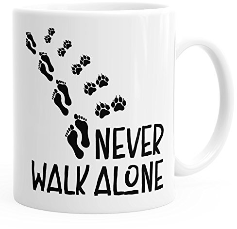 MoonWorks Tasse glänzend Kaffeetasse Teetasse Keramiktasse weiß Unisize