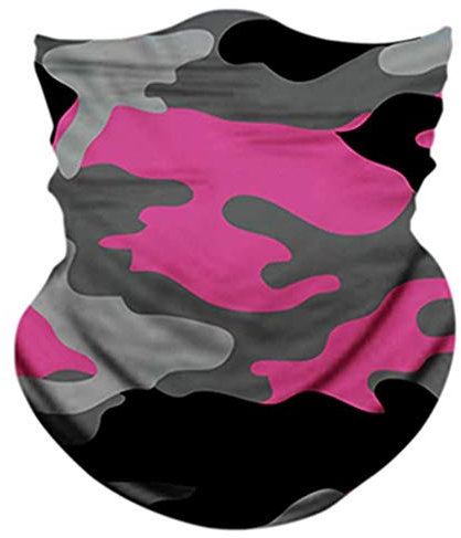 Xniral Schlauchschal Multifunktionales Sommerliches Atmungsaktives D黱nes Motorrad-Mundschutz-Halstuch f黵 Frauen und M鋘ner(D)
