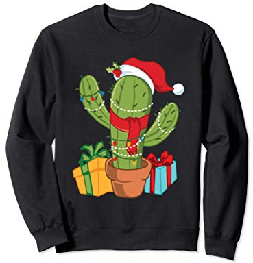 Kaktus Weihnachten Weihnachtsbaum Kakteen Geschenk Kaktus Sweatshirt