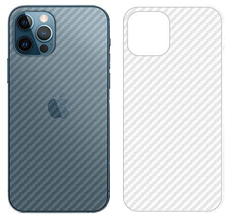NOKOER Back Protector Film for iPhone 12 Pro Max, 4 Pack Ultra Slim Scratchproof Soft Film, Anti-fingerprint, Non-slip, Transparent