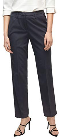 s.Oliver BLACK LABEL Damen 150.10.103.18.180.2064555 Hose, Navy, 36