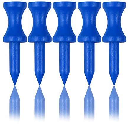 LIKOSO Golf Tees Holz 38MM 100 Stück Aus Bambus Biologisch Abbaubare langlebigere Blau